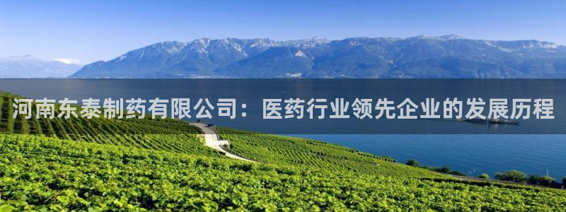 老哥吧九游会：河南东泰制药有限公司：医药行业领先企业的发展历程