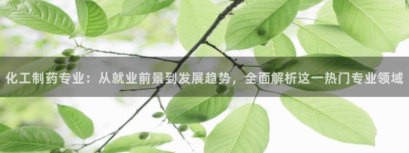 九游会老哥俱乐部官网：化工制药专业：从就业前景到发展趋势，全面解析这一热门专业领域