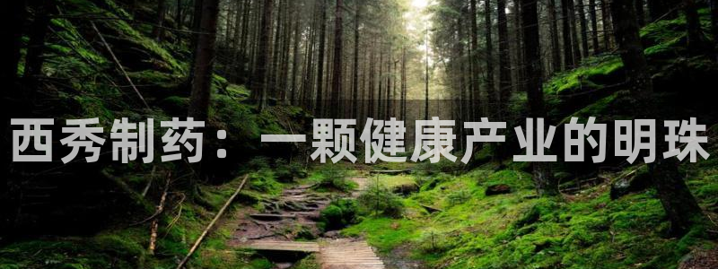 九游老哥俱乐部官网登录入口：西秀制药：一颗健康产业的明珠