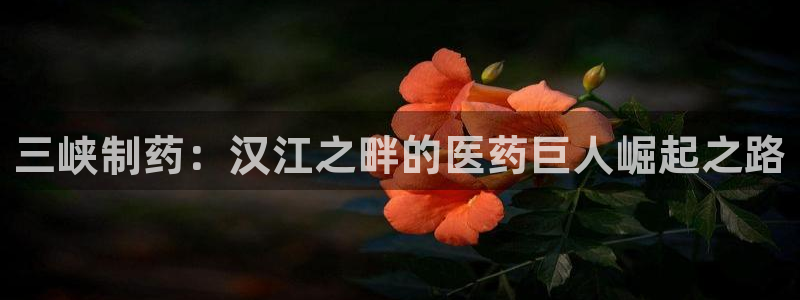 老哥吧九游会：三峡制药：汉江之畔的医药巨人崛起之路