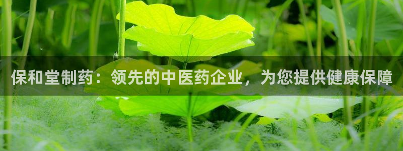 老哥俱乐部是干什么的：保和堂制药：领先的中医药企业，为您提供健康保障