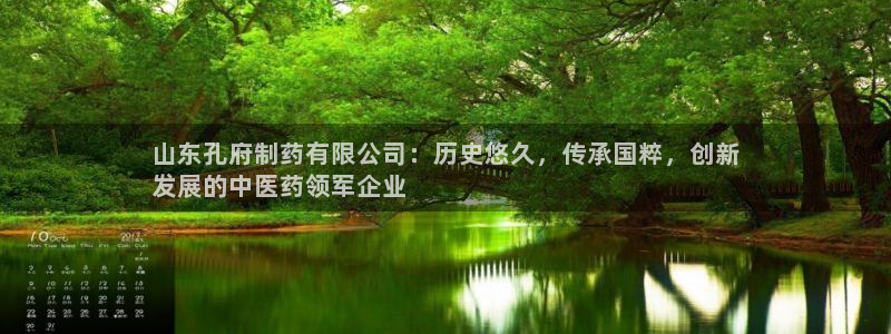 九游会老哥俱乐部官网首页：山东孔府制药有限公司：历史悠久，传承国粹，创新
发展的中医药领军企业