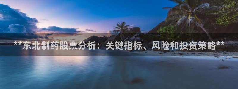 九游会老哥俱乐部论坛版：**东北制药股票分析：关键指标、风险和投资策略**