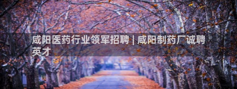 九游会老哥必备的交流社区九：咸阳医药行业领军招聘 | 咸阳制药厂诚聘
英才