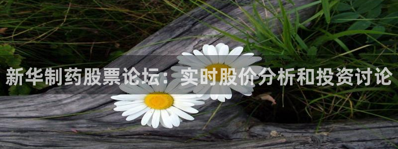 老哥吧九游会：新华制药股票论坛：实时股价分析和投资讨论