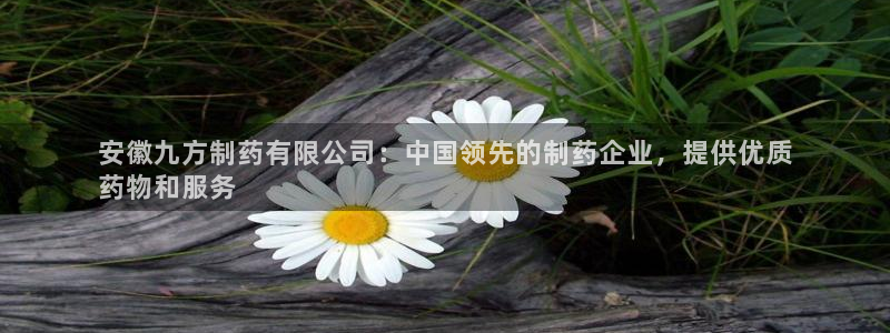 九游会老哥俱乐部交流社区：安徽九方制药有限公司：中国领先的制药企业，提供优质
药物和服务